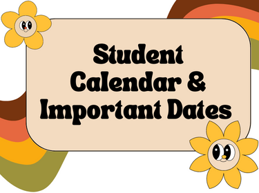  Important Dates and Calendar Icon 